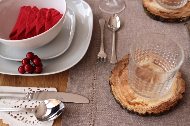 christmas table_wooden coasters